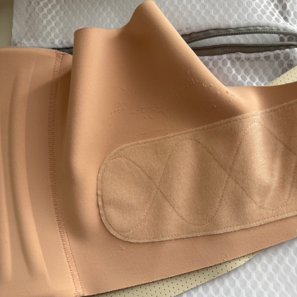 Seamless Nude Waist Shaper Belt - Adjustable Midsection Support - Picture 5 of 7